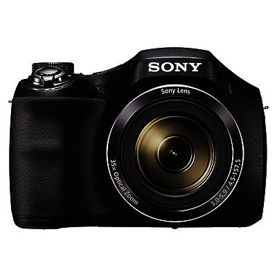 Sony Cyber-Shot DSC-H300 Bridge Camera, HD 720p, 20.1MP, 35x Optical Zoom, 3” LCD Screen